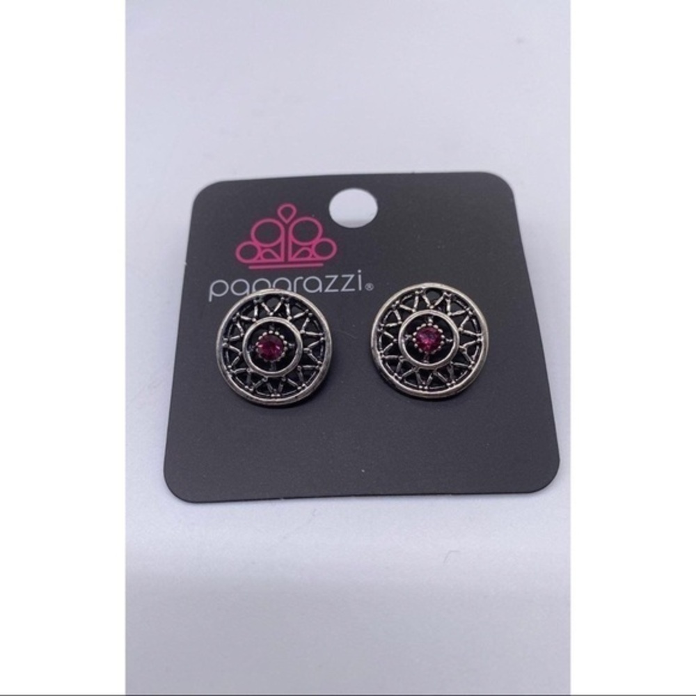 Sunlit Splendor -Pink Post‎ Earrings - Item 113